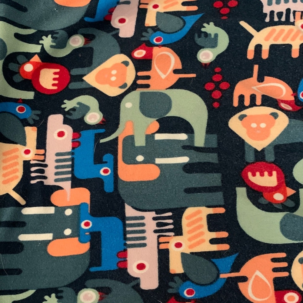 LuLaRoe Kids Casual Bottoms - Multicolor Animal Print